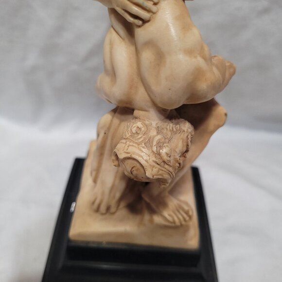 SOLD! G. Ruggeri Sculpture Italy Mythology Nude Hercules Diomedes Vintage 60's - Picture 13 of 16